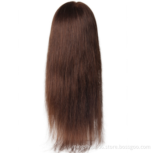 Hairdresser human hair long neck female head manikin mannequin training head realistic